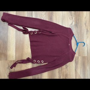 Guess Maroon Sweater